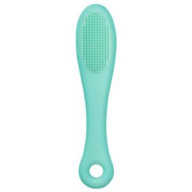 Pet Cats Dog Cleaning Comb Chin Teeth Cleaning Brush (Color: As pic show, Type: Green)